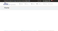 Desktop Screenshot of elitahair.com